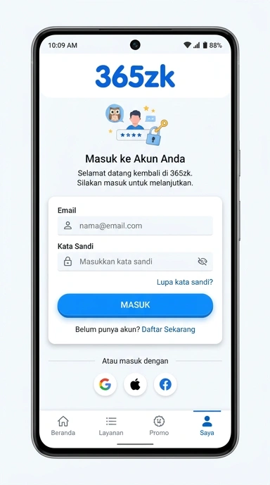 Panduan Masuk Akun 365zk untuk Pengguna Android