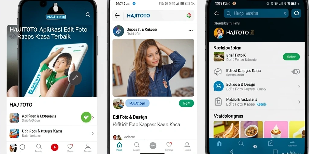 Tampilan antarmuka HAJITOTO dengan fitur Edit Foto Kertas Kaca yang menakjubkan.