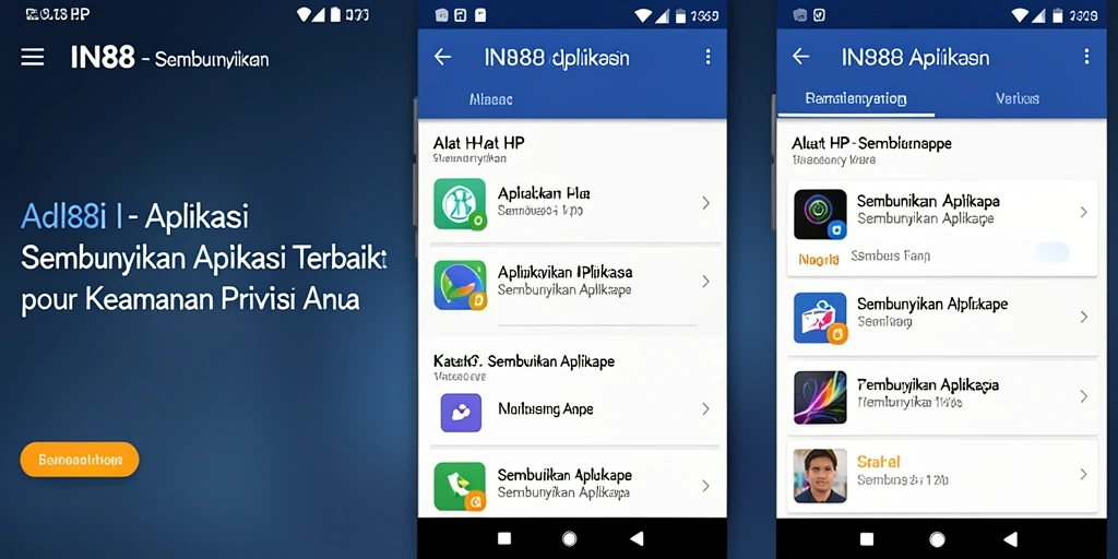 Tampilan antarmuka IN88 yang sederhana dan fungsional.