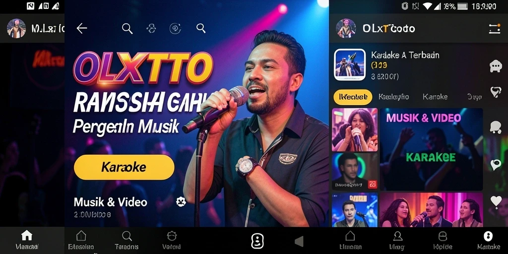 Tampilan antarmuka OLXTOTO yang memudahkan pengguna untuk bernyanyi.