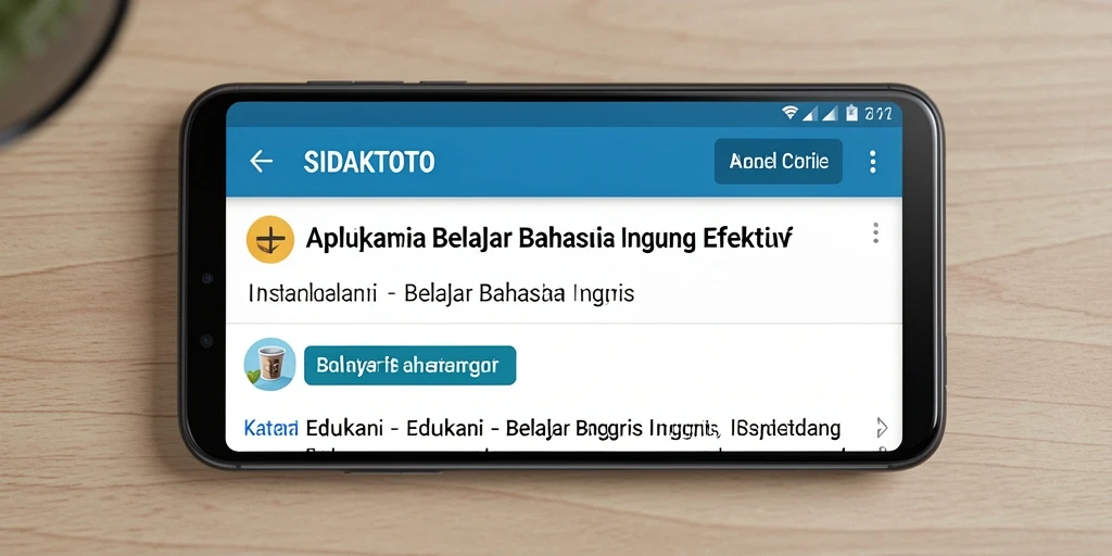 Tampilan antarmuka aplikasi SIDAKTOTO yang interaktif dan edukatif.